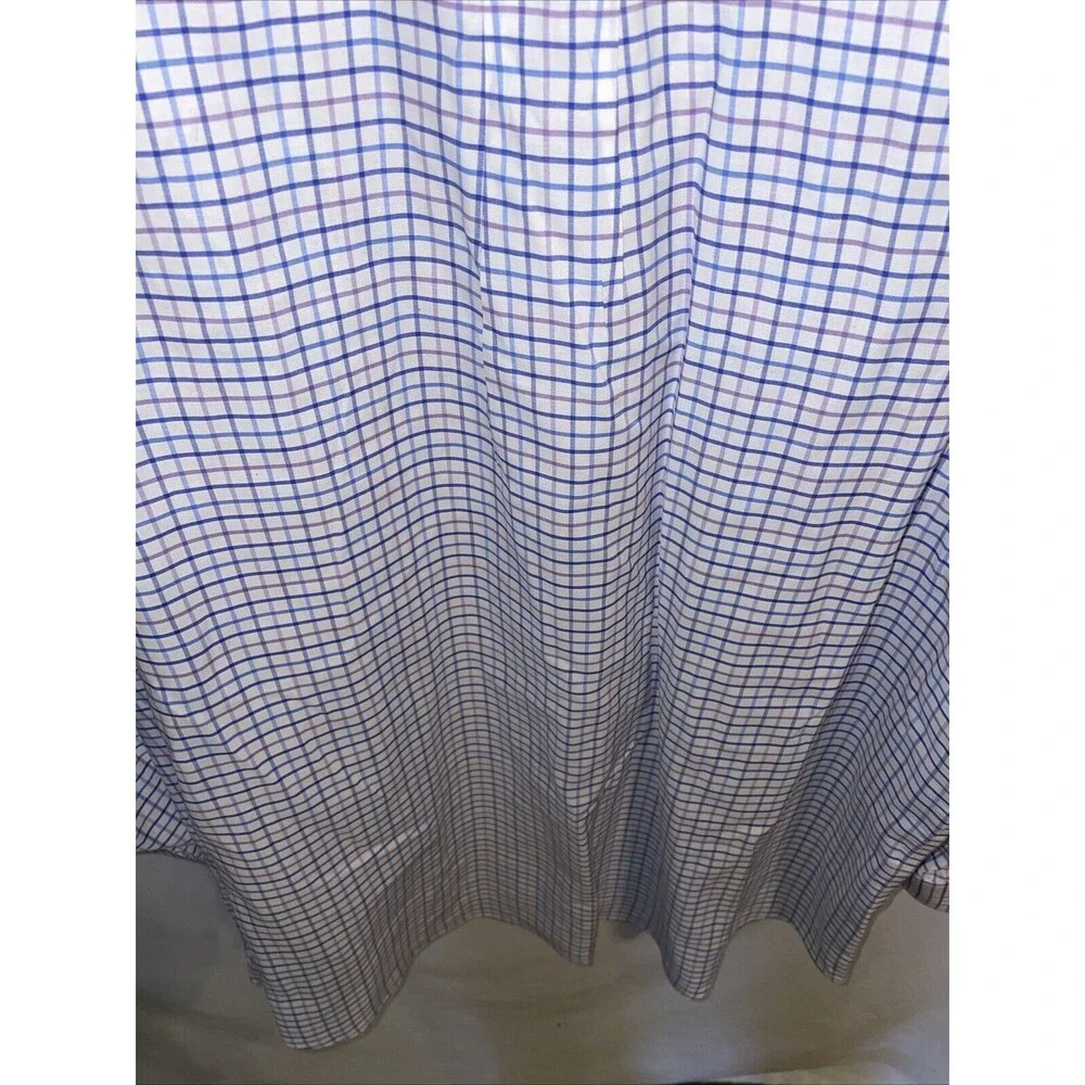 Black Label Lauren Ralph Lauren Men’s Dress Shirt Size XL 17.5 White Striped
